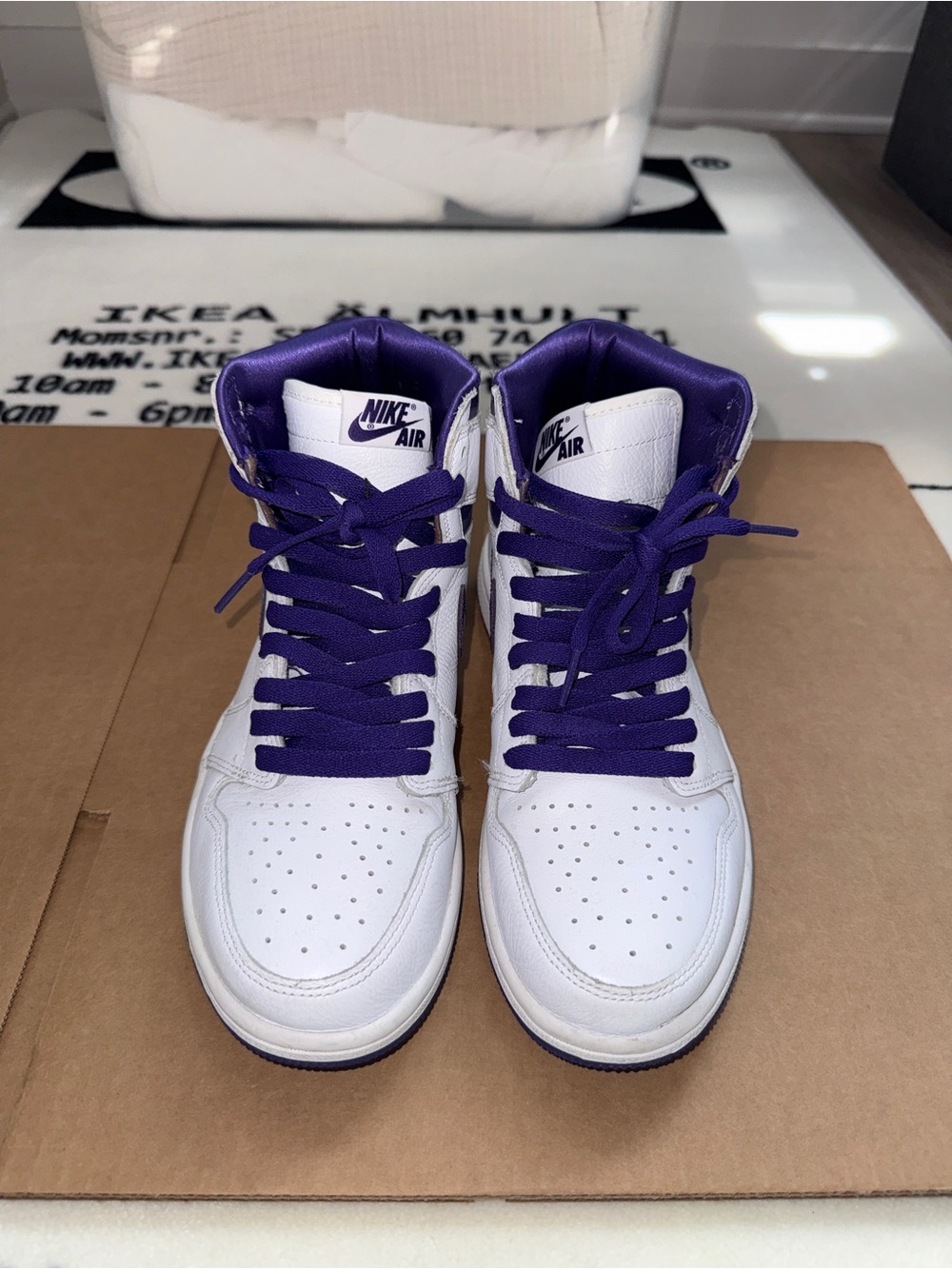 Women’s Jordan 1 Retro High “Court Purple” - Picture 1 of 6